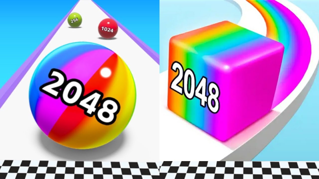 Epic Ball Run 3D vs Jelly Run 2048 vs Number Run Shooting Satisfying Gameplay #ballgamezone