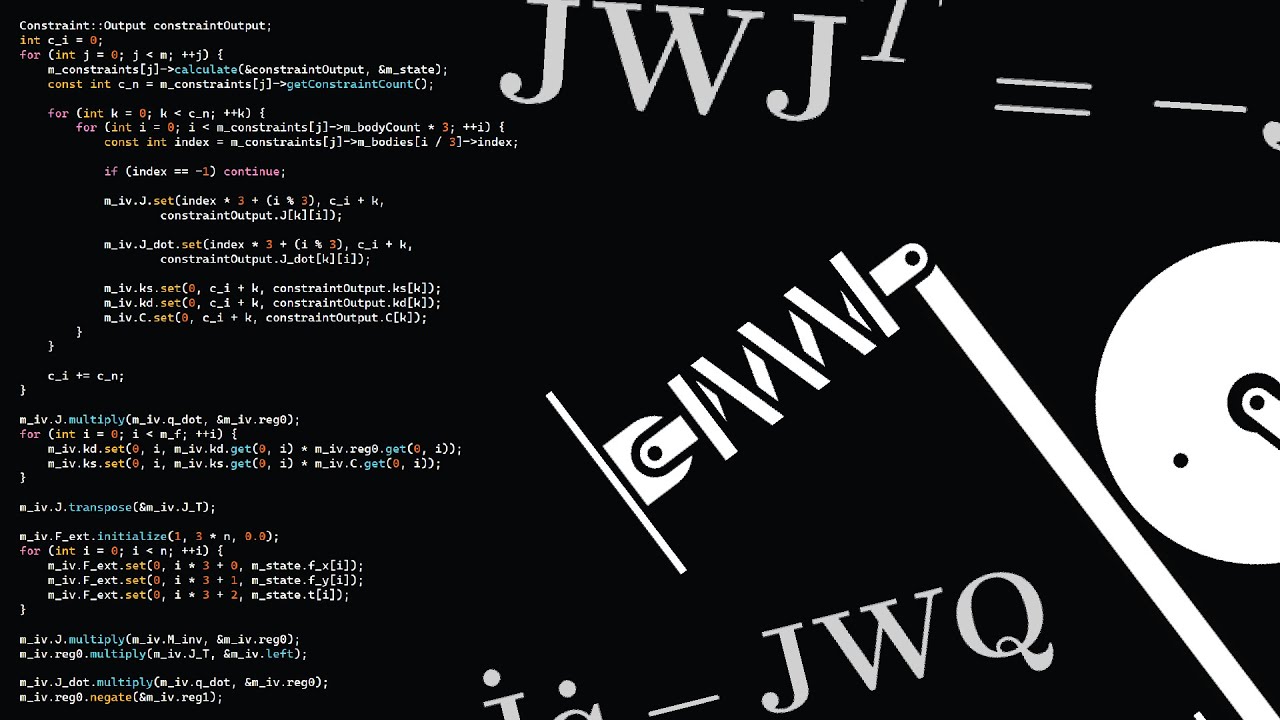 Создание физического движка с помощью C++ и симуляционных машин