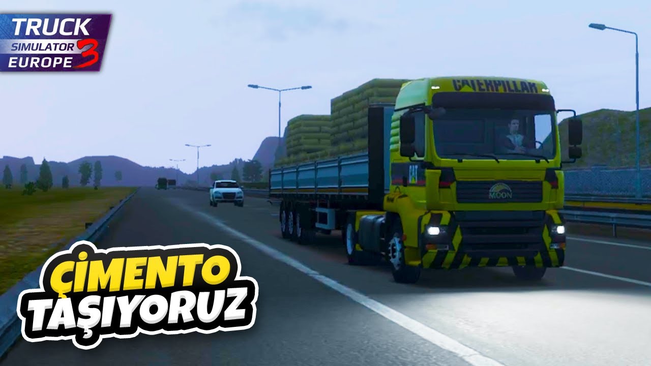 Çimento Torbaları Patlamadan Firmaya Teslim Ettik - Truckers Of Europe 3