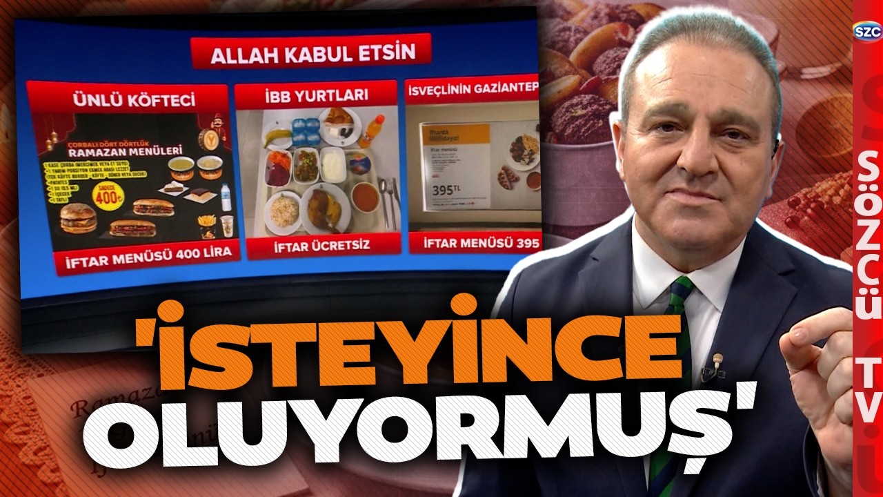 Ramazan Ayı Geldi Gözler İftar Menülerine Döndü! Ekrem Açıkel Esti Gürledi!