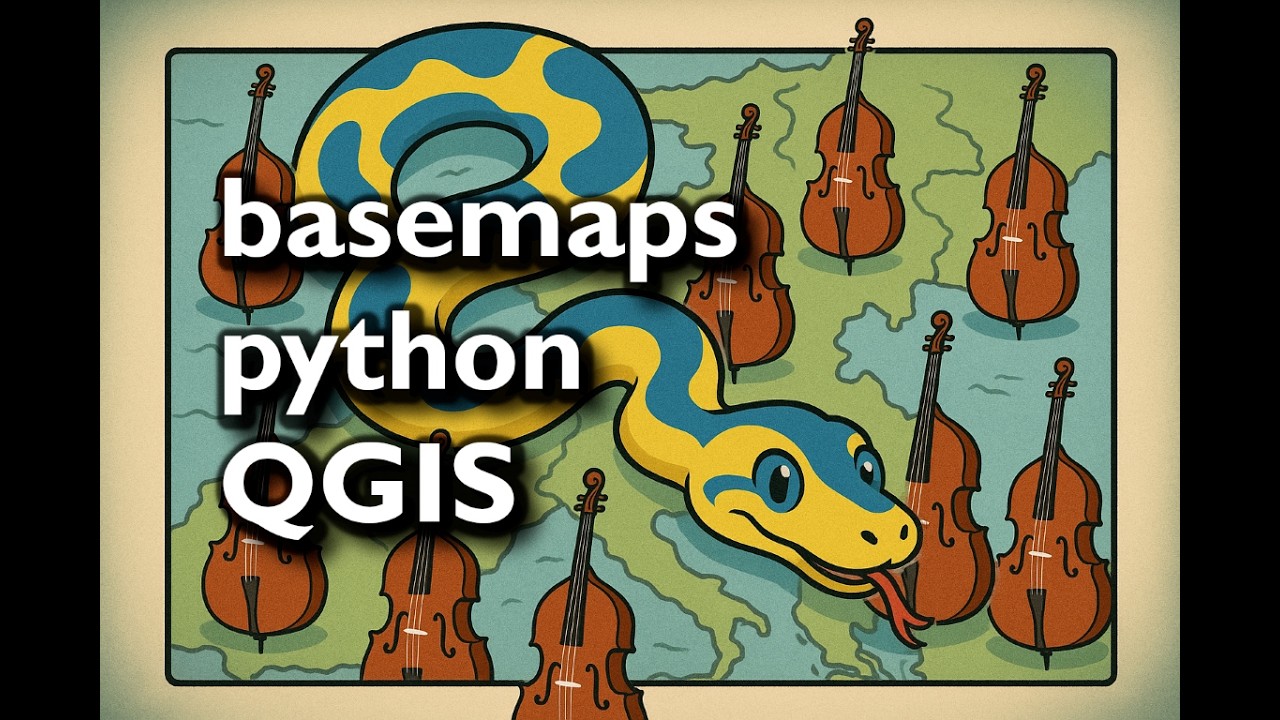 Базовые карты Python в QGIS | burdGIS