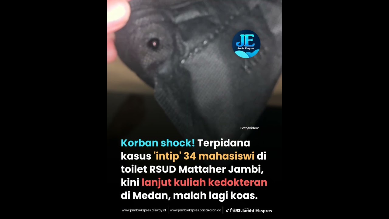 VIRAL TERPIDANA KASUS 'INTIP' CEWEK DI JAMBI KINI LANJUT KULIAH KEDOKTERAN DI MEDAN