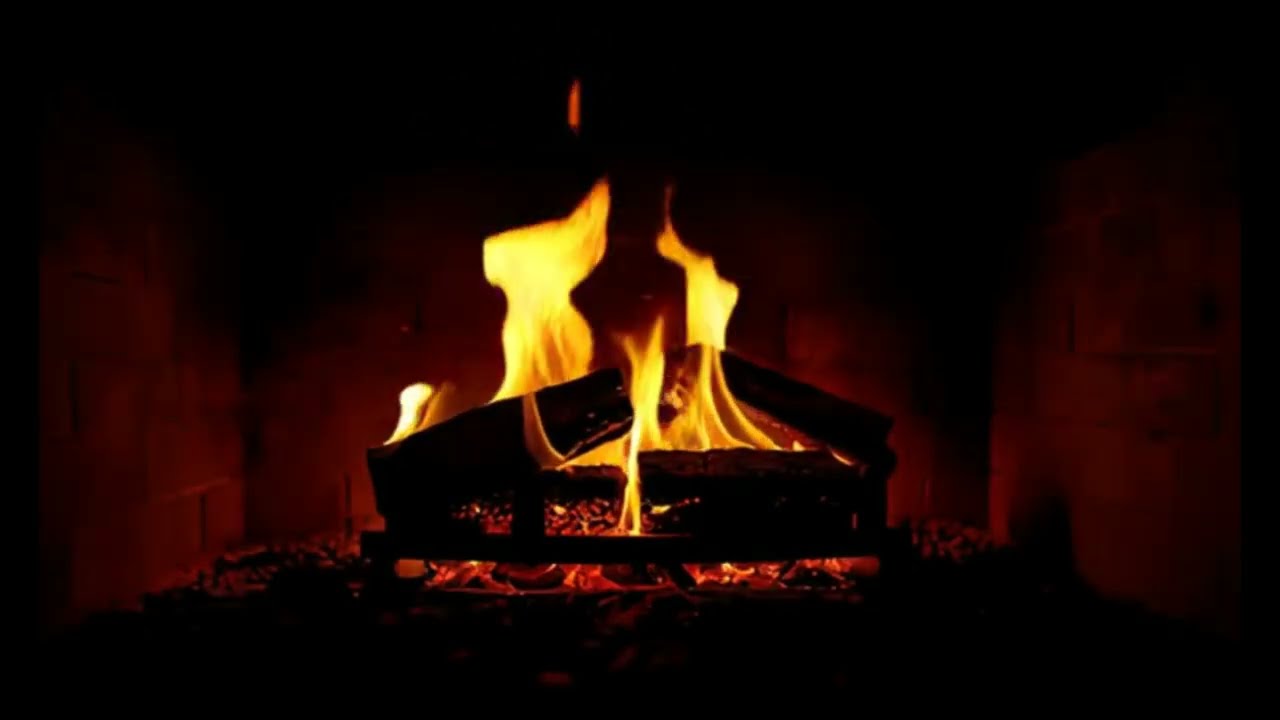 Minimal Fireplace Close-Up 🔥 Soft Glowing Embers for Relaxation (1 Hour)