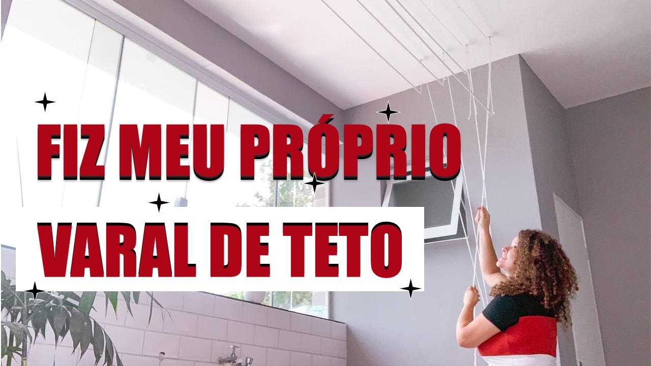 COMO FAZER UM VARAL DE TETO  |  Varetas individuais