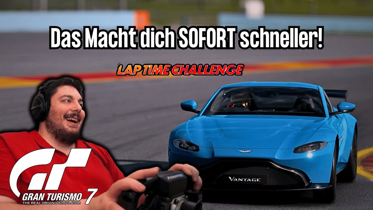 Warum Profis GENAU DIESE Fahrhilfe nutzen! | Aston Martin Vantage | GT7 Lap Time Challenge