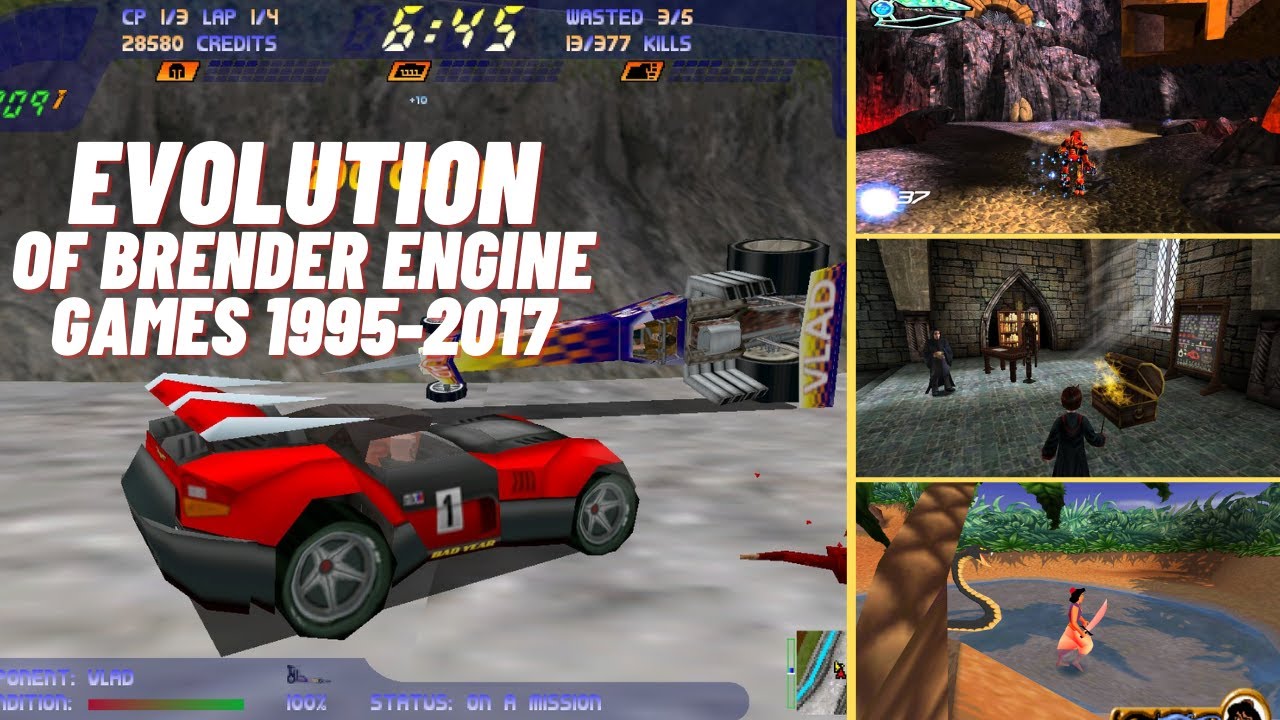 Evolution of BRender Engine Games 1995-2017