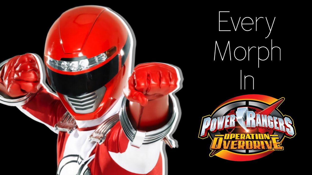 EVERY 'Power Rangers Operation Overdrive' MORPH EVER