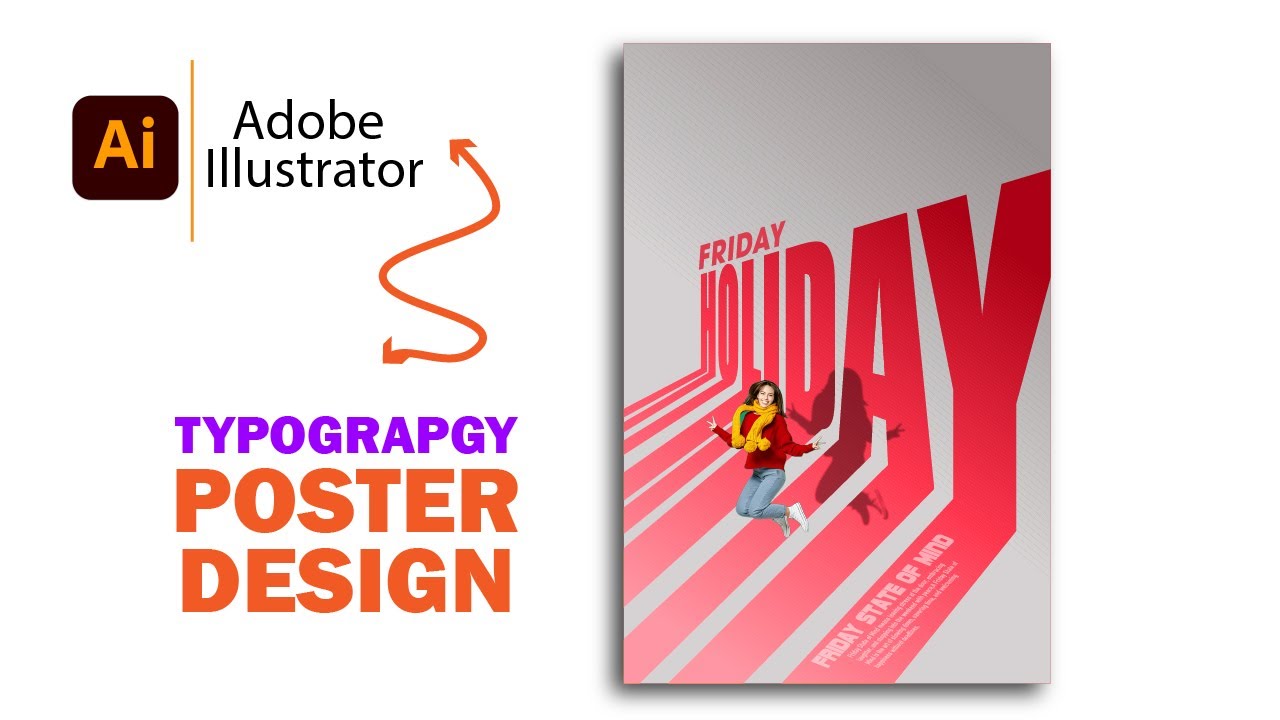 Учебник по дизайну плакатов в Adobe Illustrator 2025