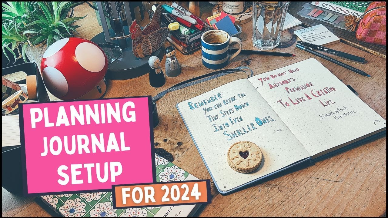 2024 PLANNING JOURNAL SET UP | My writing & creative goals for 2024