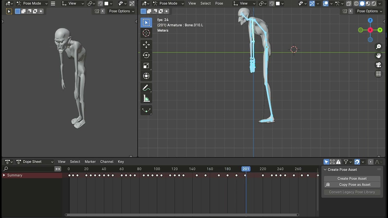 Grandpapi improved walking animation and idles