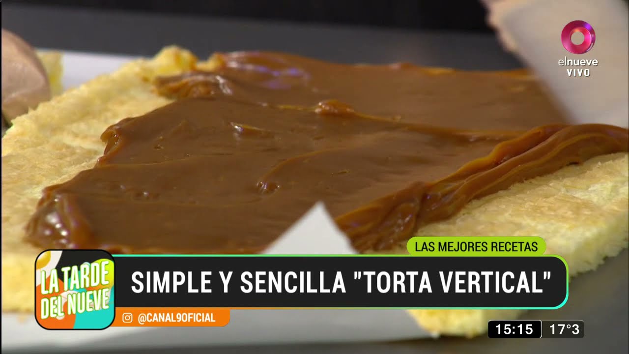 ¡Aprendé a hacer esta fácil torta vertical de pionono!