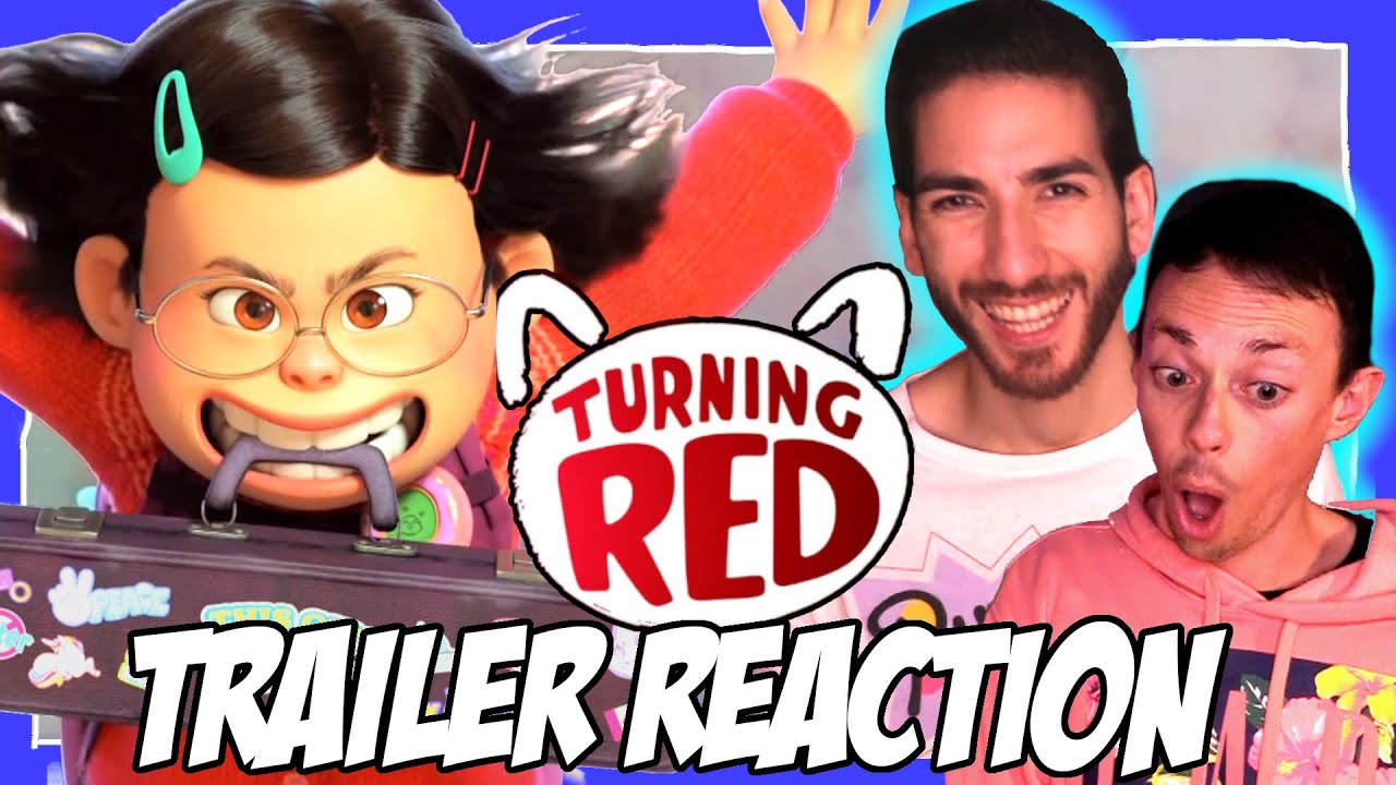 PIXAR TURNING RED Official Trailer Reaction!! // Tamagotchi's are back?! // Reacting to Disney 2022