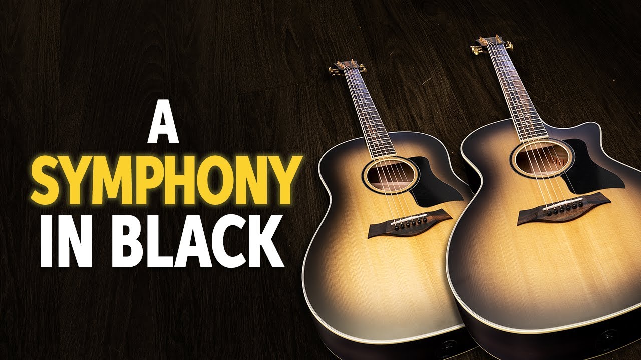 Taylor Limited-edition Acoustic-electrics | Transparent Black with Special Ebony Fingerboard