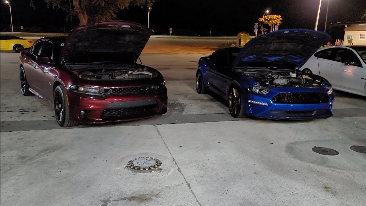 2021 Ford Mustang GT Bolt Ons E85 vs 2019 Dodge Charger 392 Bolt Ons Cam 93