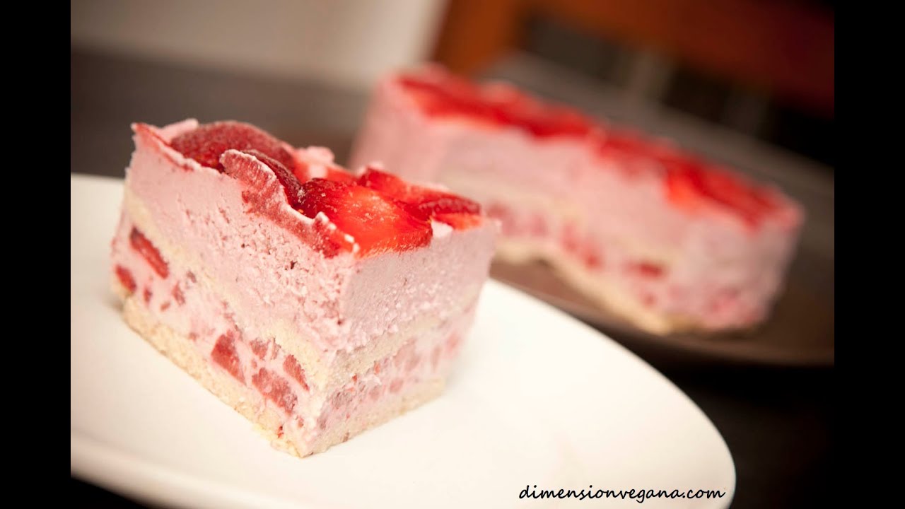 Tarta cruda de Fresa