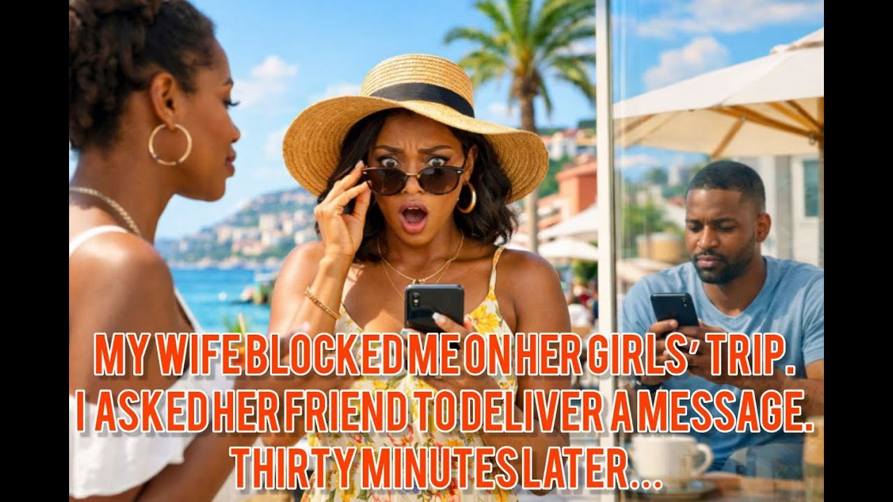 My Wife Blocked Me on Her Girls’ Trip  I Asked Her Friend to Deliver a Message, Thirty Minutes......