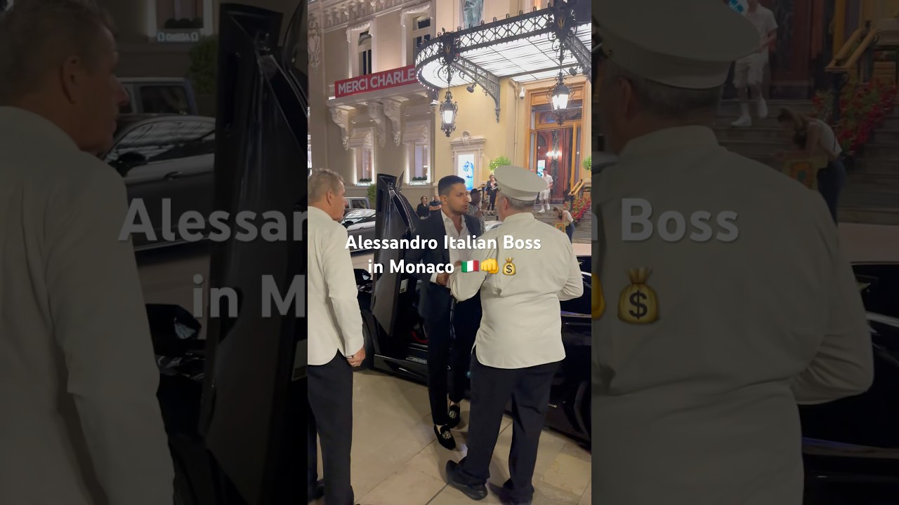 Alessandro Italian Boss in Monaco #monaco