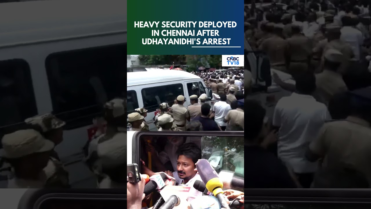 Massive Security In Chennai As Udhayanidhi Stalin Is Arrested | DMK Breaking News | Trisha | N18S