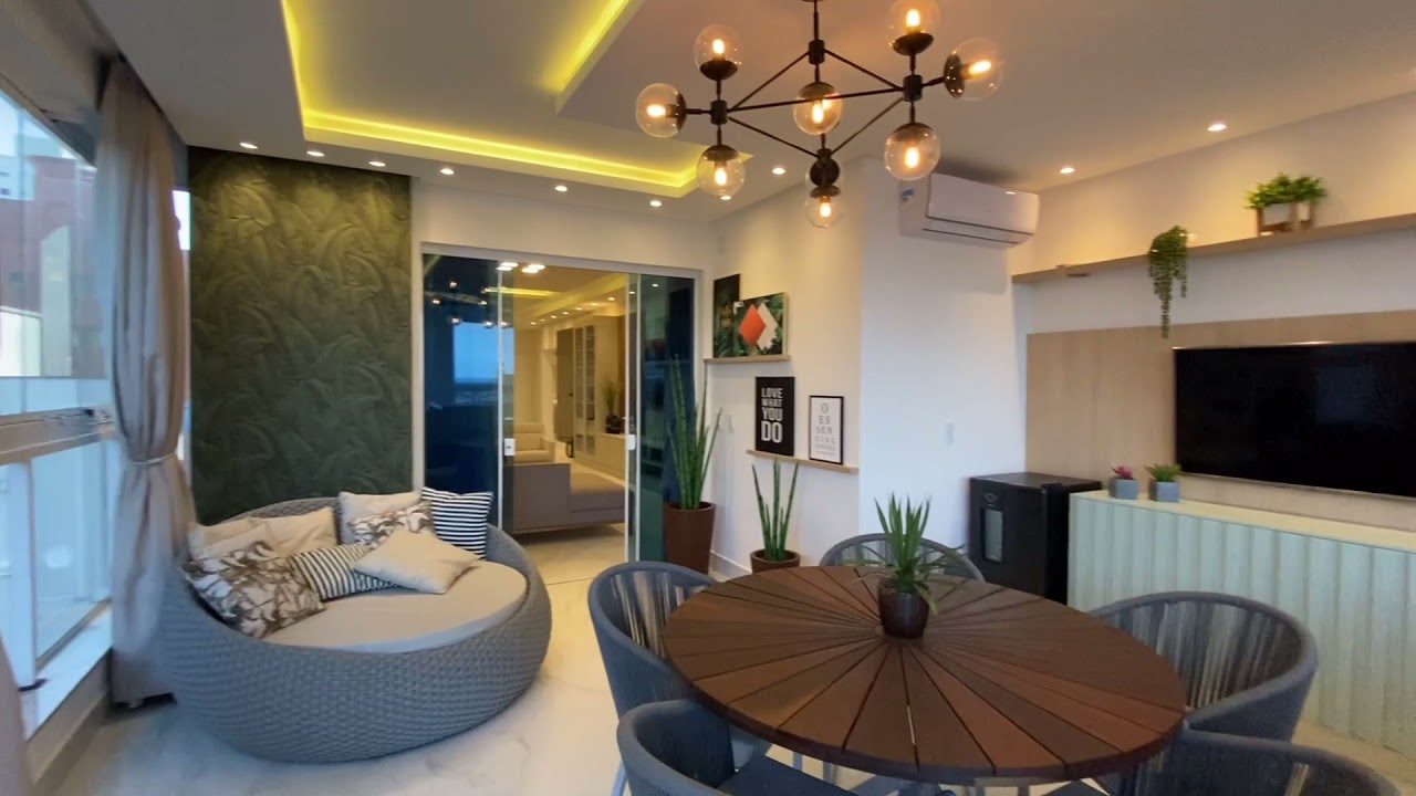 Apartamento estilo Show Room em Itapema, 4 suítes mobiliado em 80 meses para pagar