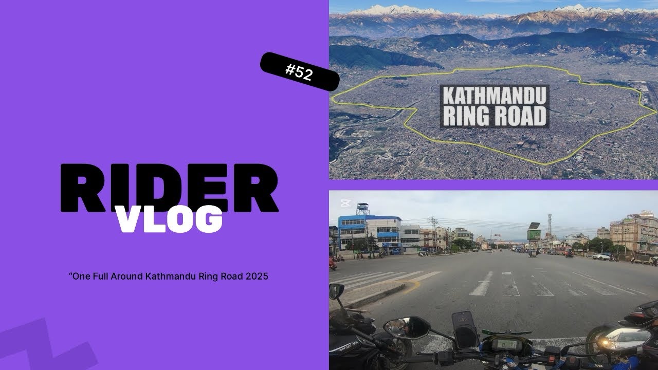 “One Full Ride Around Kathmandu Ring Road 🏍️🇳🇵