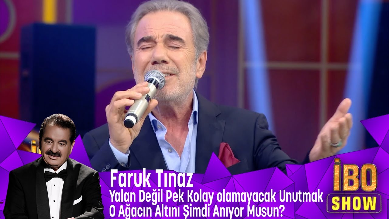 Faruk Tınaz dan ''Yalan Değil Pek Kolay Olmayacak Unutmak'' ve O Ağacın Altını Şimdi Anıyor musun''