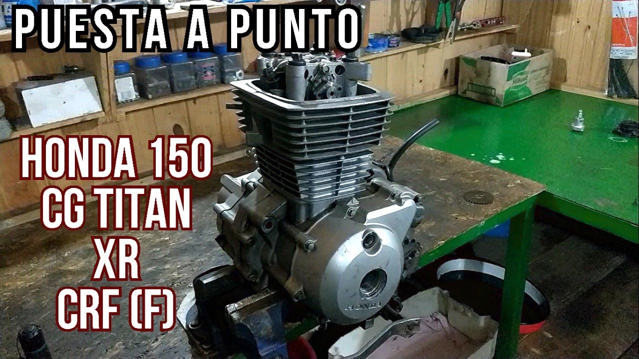 Honda Cg Titan/Xr/Crf (f) 150 Puesta a punto y posibles fallas por ruidos de cadena de distribución
