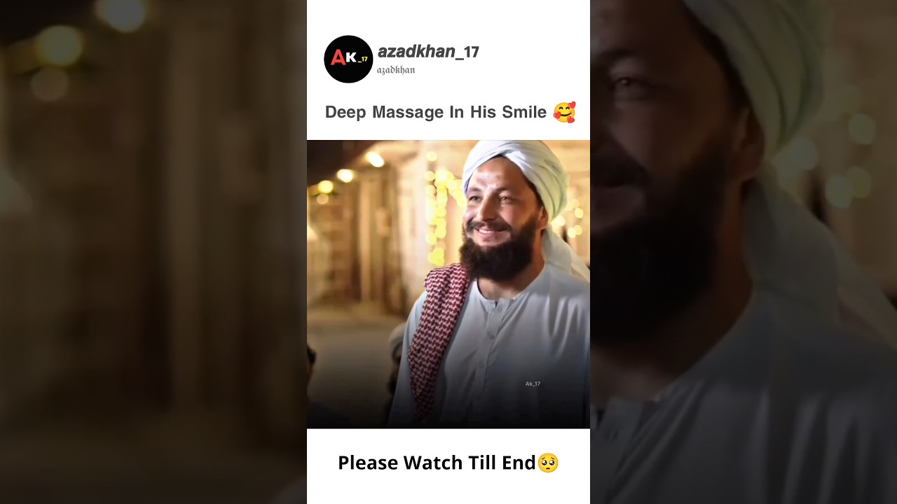 Tablighi jamaat Instagram viral video 🥰❤️|Heart touching video🥺💔|#shorts