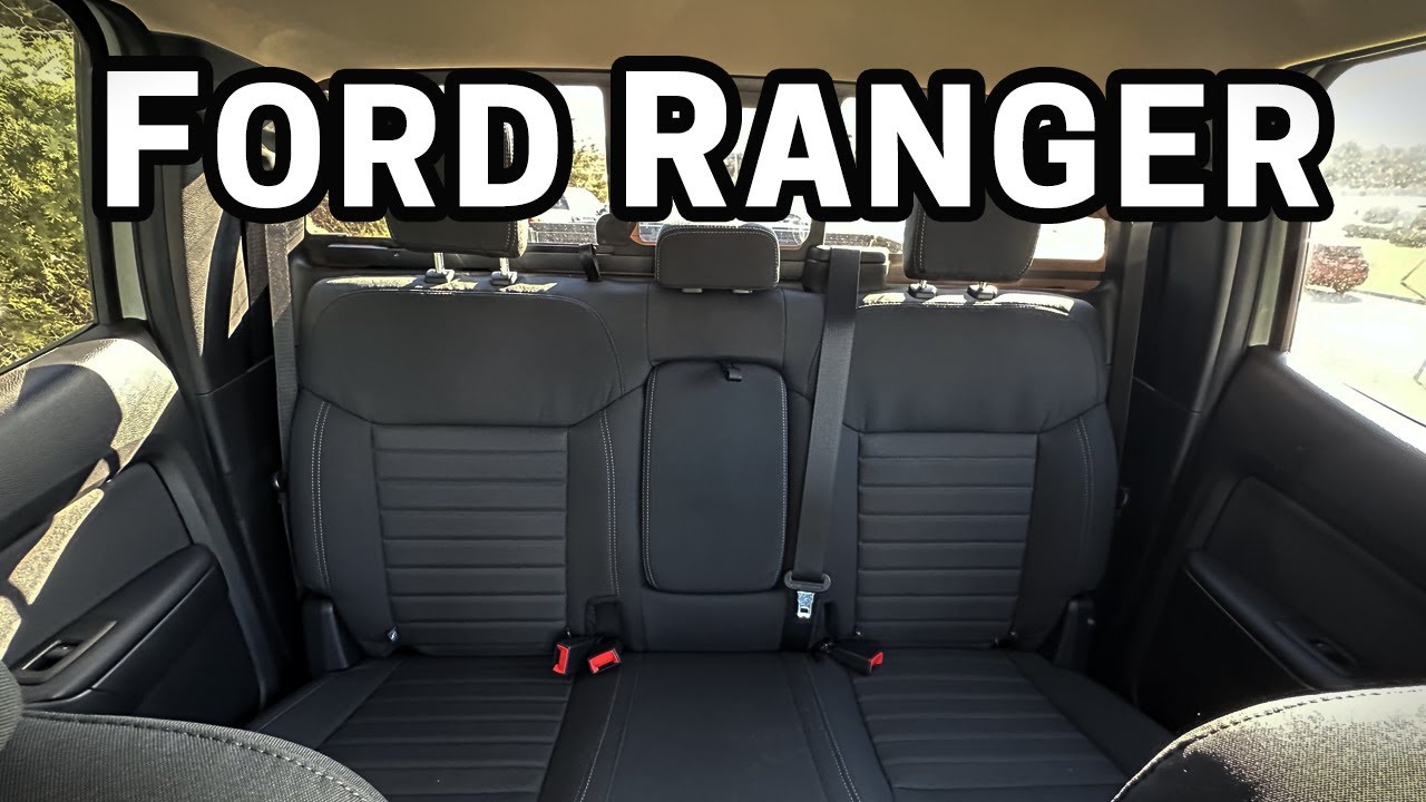 Пространство и характеристики второго ряда сидений Ford Ranger