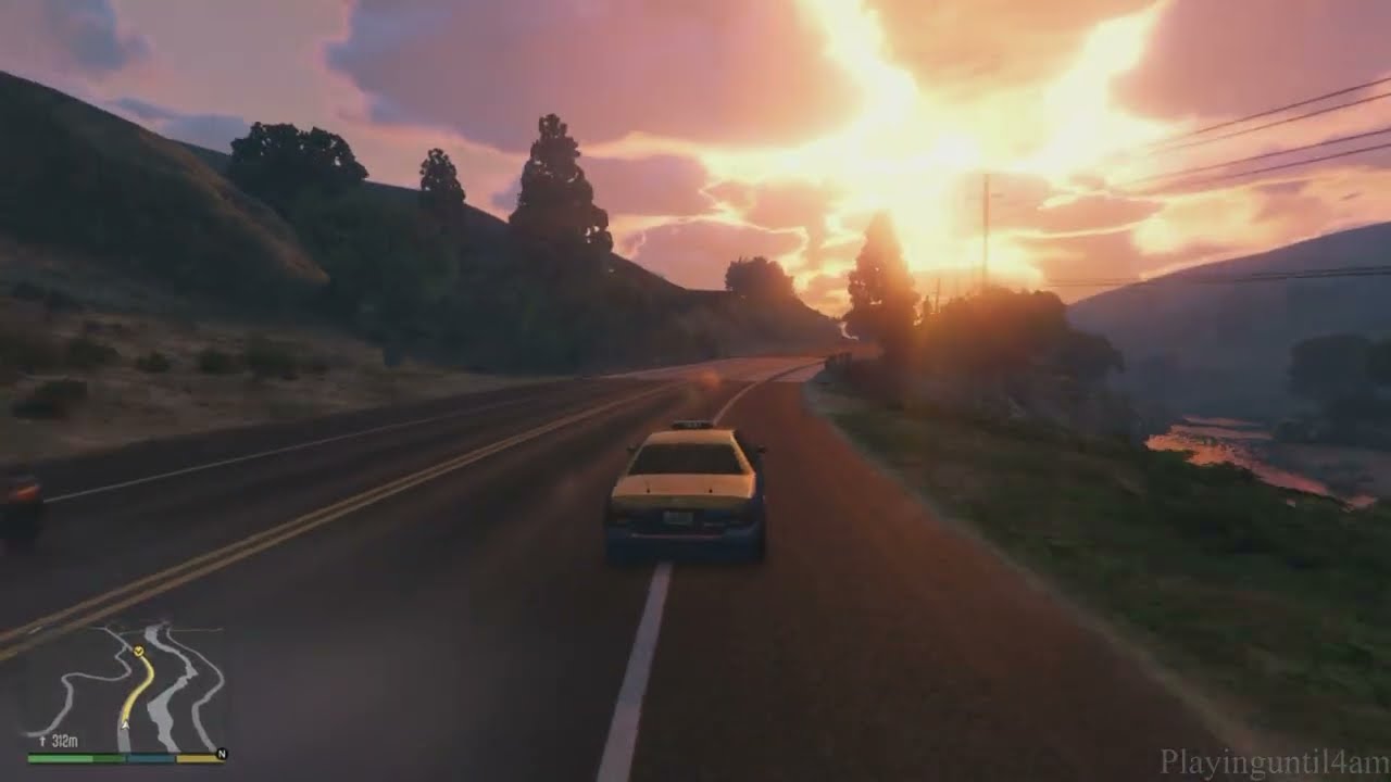 Trabajando como Taxista en GTA V 45# [PS4].