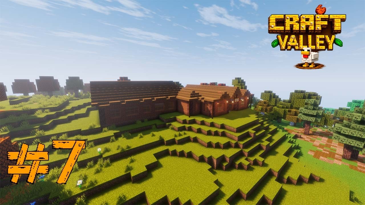 🔨 Minecraft Craft Valley #7 - O centro COMUNITÁRIO