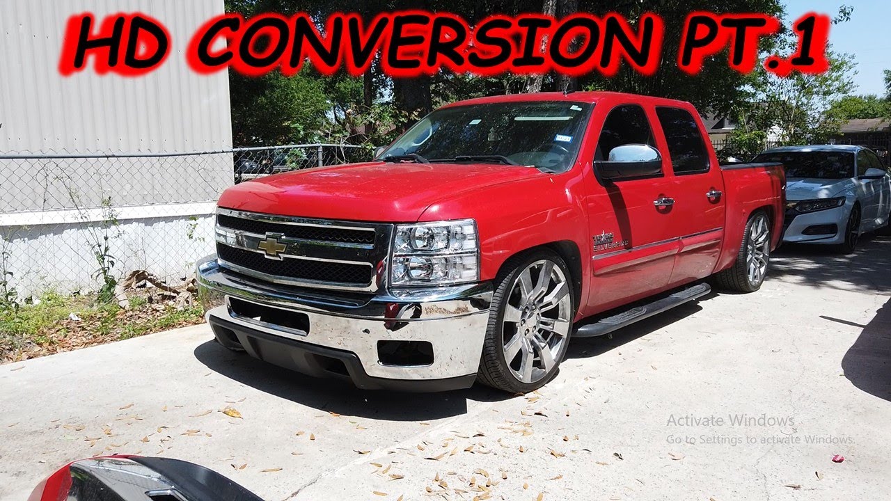 2007-2013 CHEVROLET SILVERADO HD CONVERSION PT.1!!!!!!!