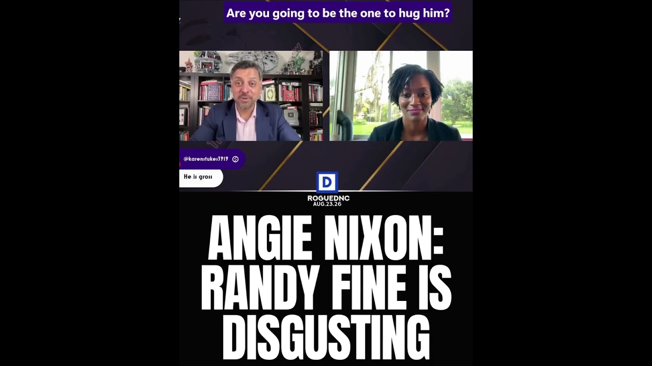 Энджи Никсон РАЗНОСИТ Рэнди Файна за его высказывания 😳 #AngieNixon #RandyFine #Политика