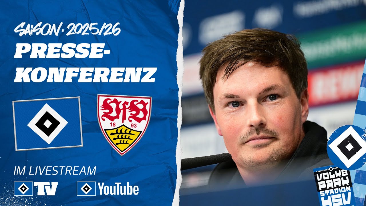 RE-LIVE: MATCHDAY-PRESSEKONFERENZ | HSV vs. VfB Stuttgart