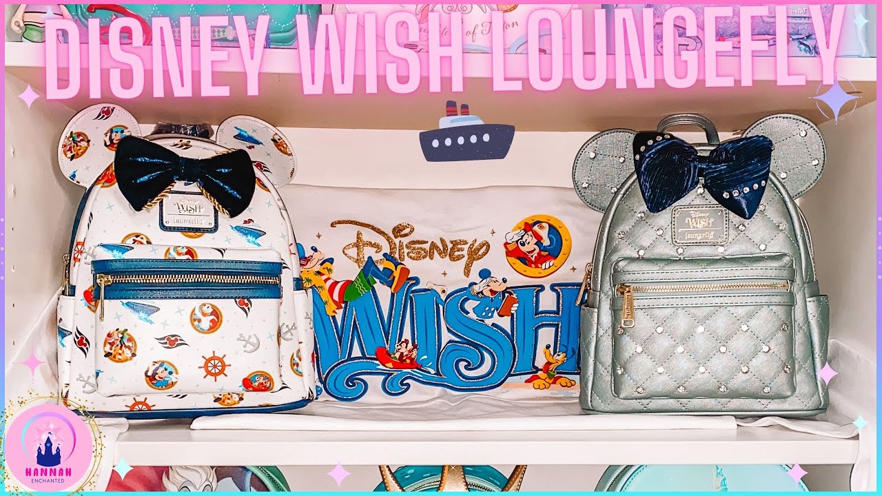Disney Cruise Line Wish Ship Exclusive Loungefly Mini Backpack Spirit Jersey Unboxing LostMail Ariel