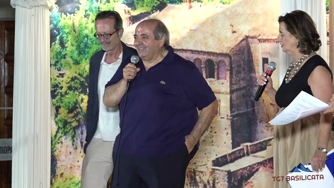 TG7 Basilicata Episcopia. I momenti più belli del Premio Siris, con Rocco Papaleo