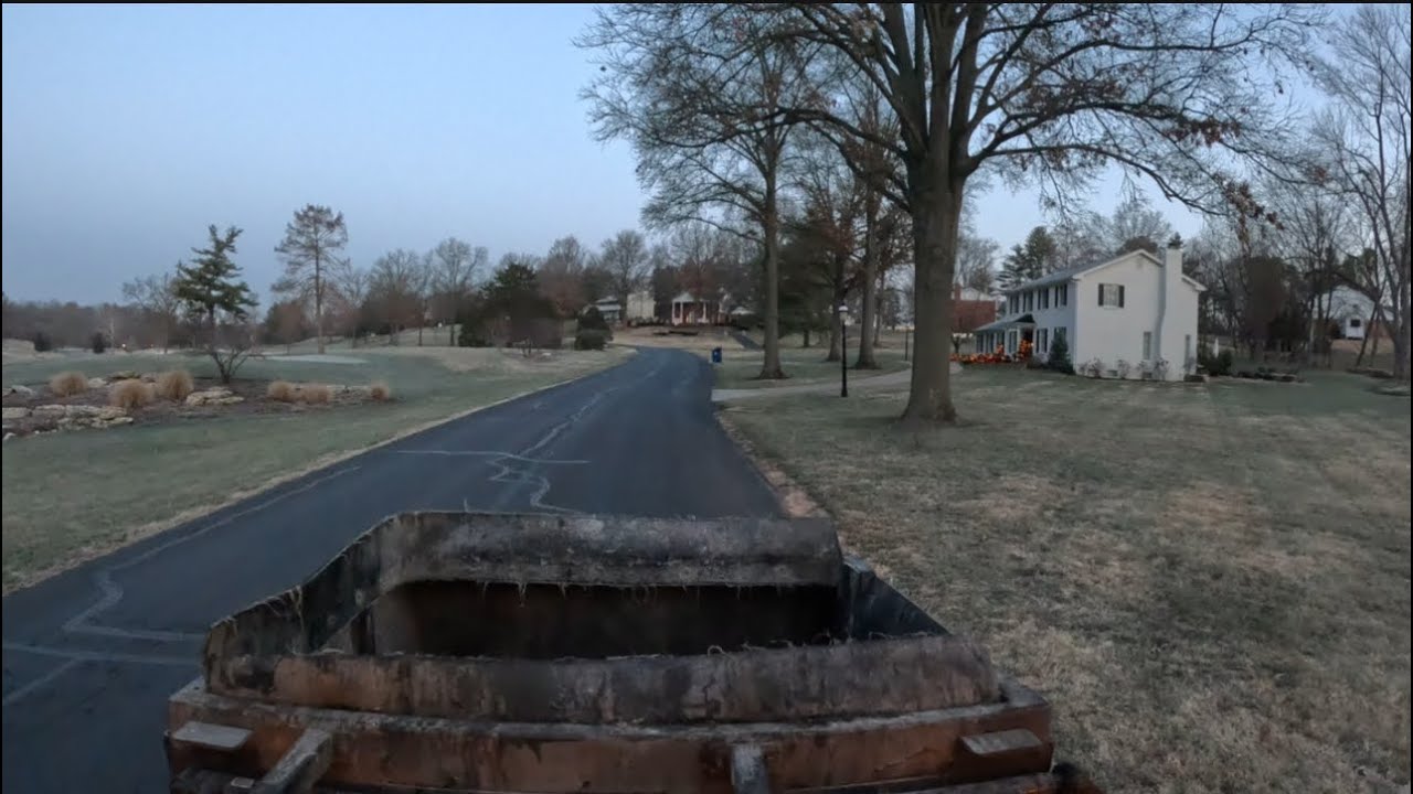 Garbage Truck GoPro Curotto Can POV: Day In The Life Of A Swing Driver Ep. 3 (Winter Morning Trash)