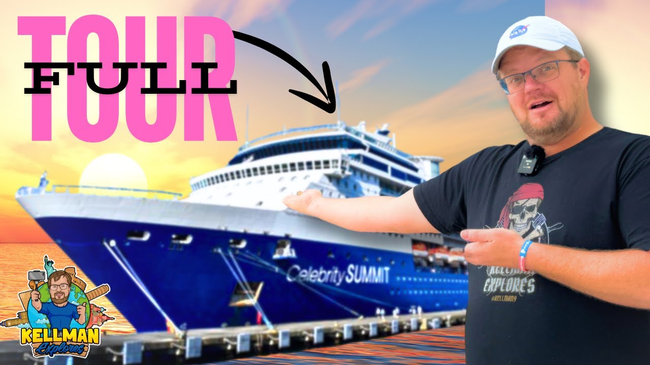 Celebrity Summit Ship Tour 2024: Ocean View Café Breakfast & Full Ship Walkthrough! | Cruise Ship |
