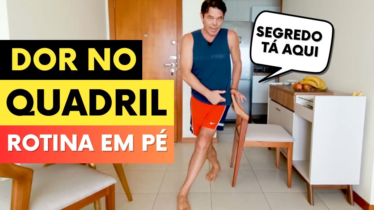 ‌DOR NO QUADRIL: 3 Exercícios Fáceis e Incríveis pra fazer em Casa