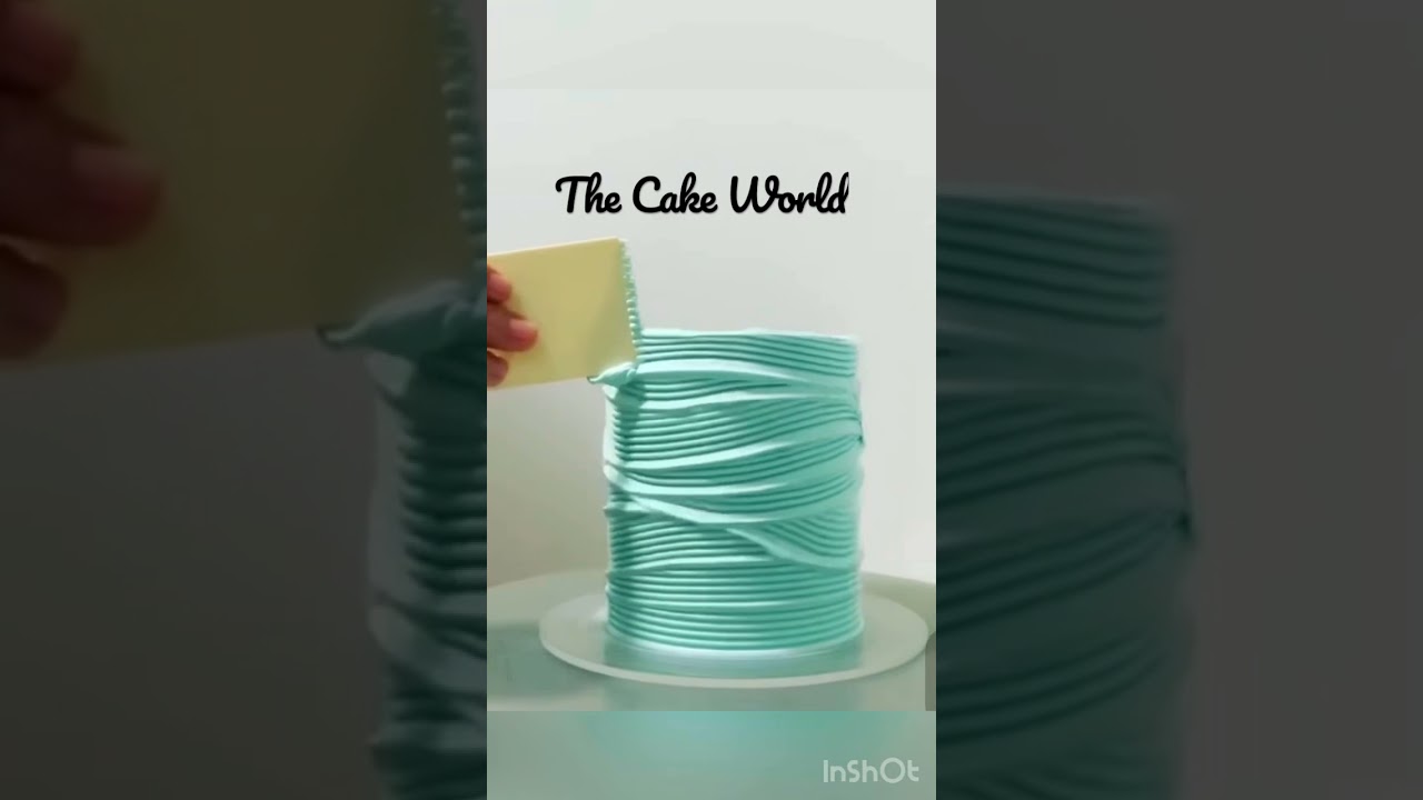 Butter icing cake decorating ideas#TheCakeWorld#