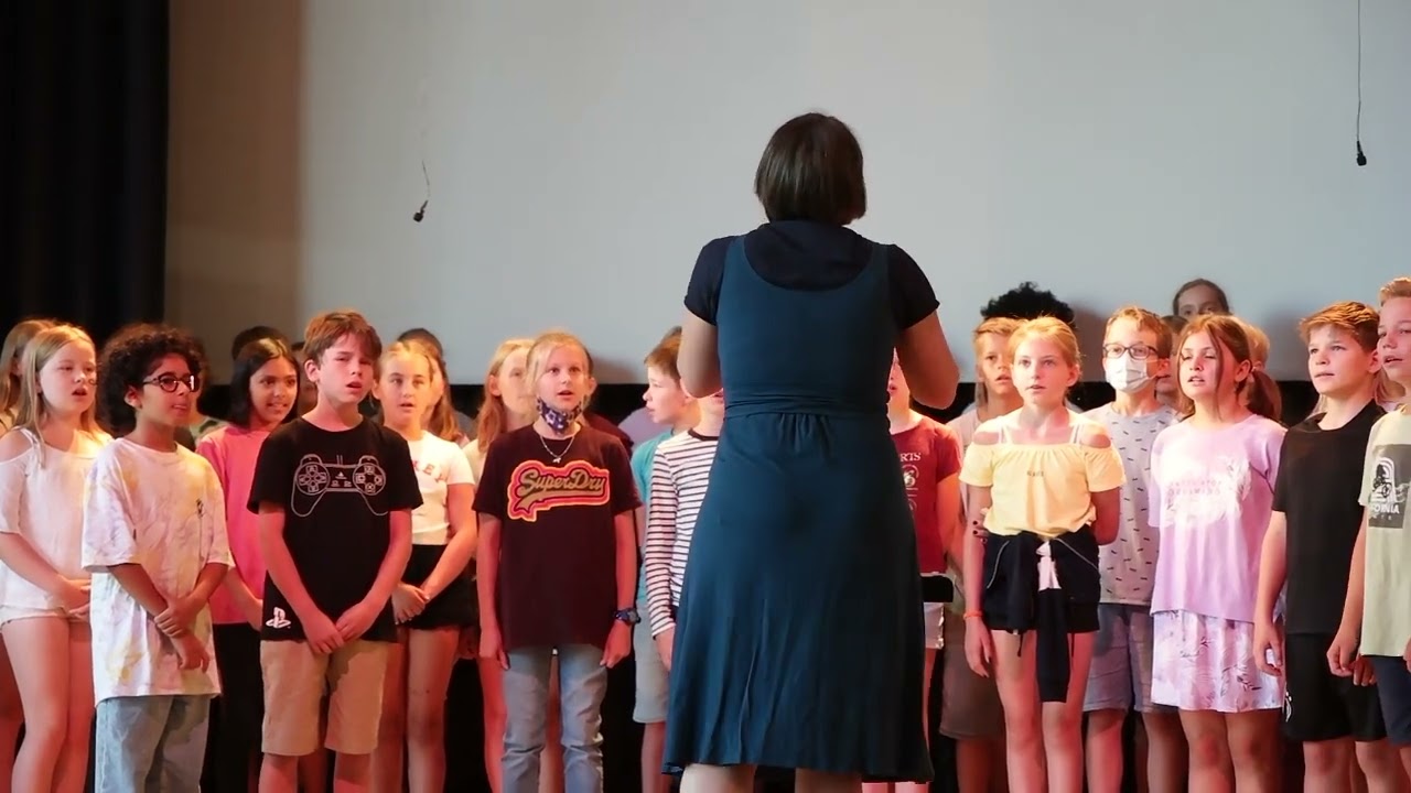 Einschulungsfeier Anno-Gymnasium Siegburg 2022 - Chorauftritt