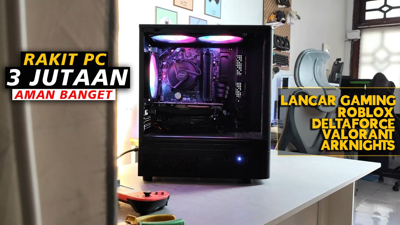 Rakit PC MURAH 3 JUTAAN BESAR Ternyata Lancar Buat Gaming - Ft. NYK CIRUS FC4