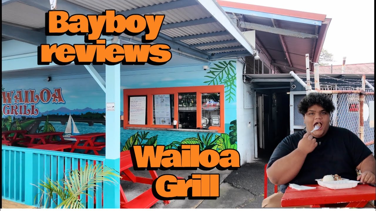 Bayboy Reviews: Wailoa Grill 🌺 | Liliʻuokalani Gardens Walk