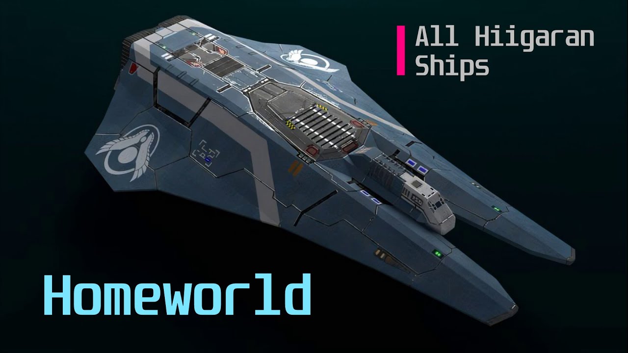 Homeworld Remastered - Hiigaran Faction Ship Showcase