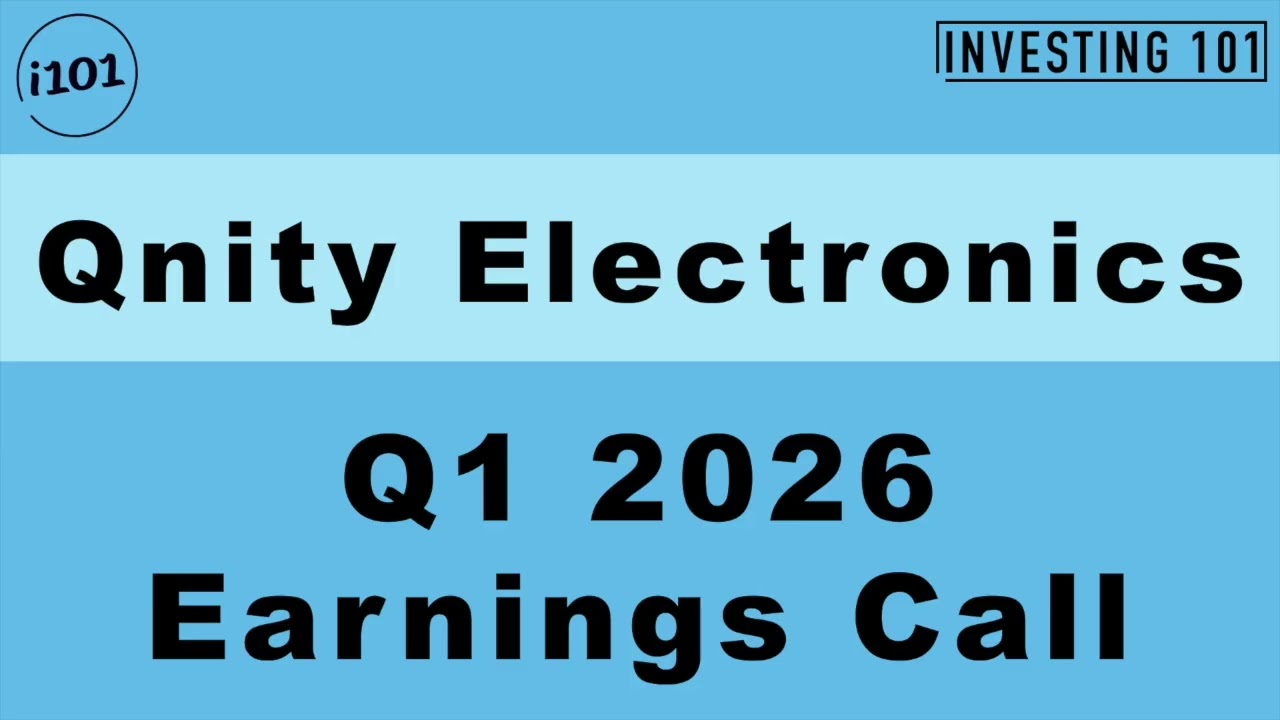Qnity Electronics Q1 2026 Earnings Call |Revenue Beats On Strong 15% Growth In Smart Home Components