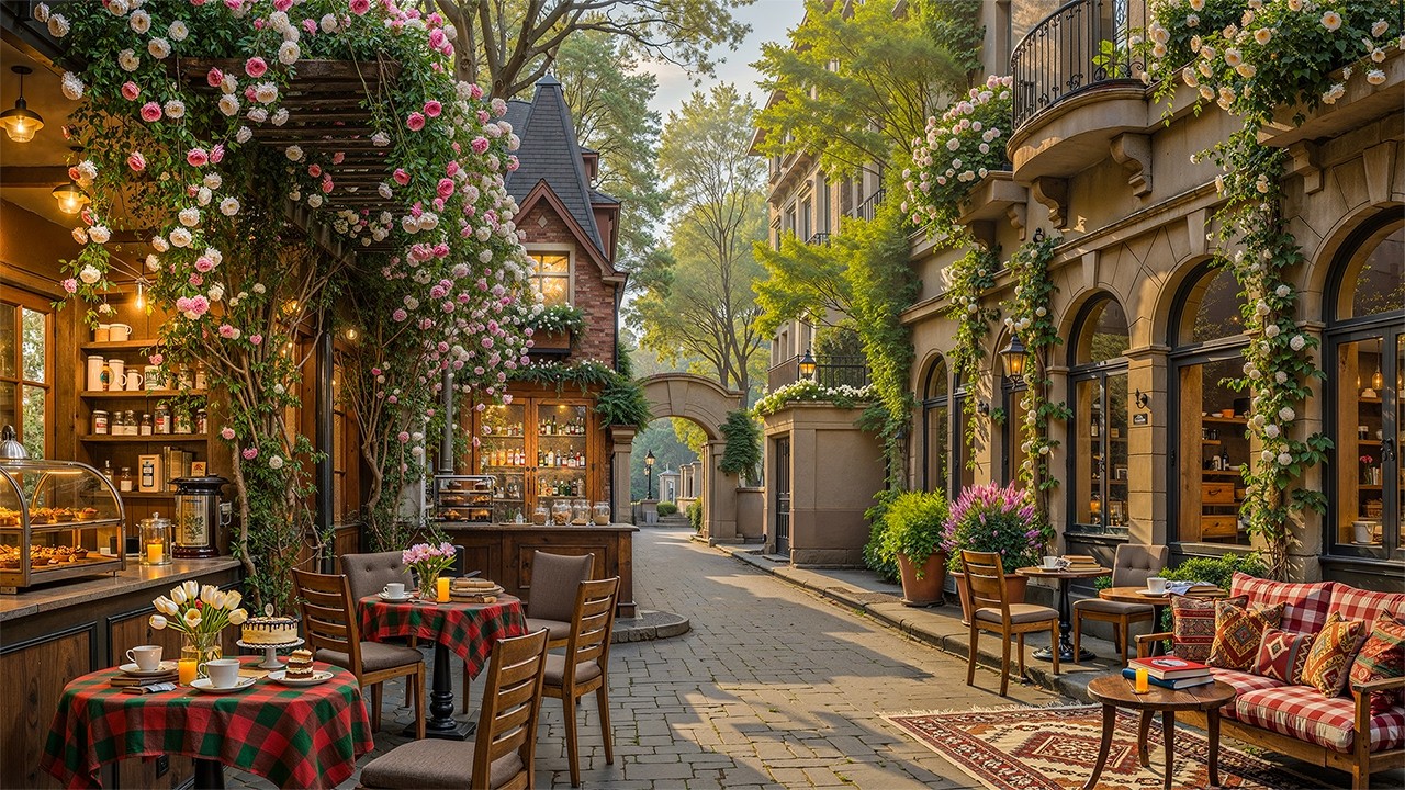 Calm Morning Jazz Cafe 🌿 Cozy Coffee Shop Ambience with Soft Jazz Music for Work, Study