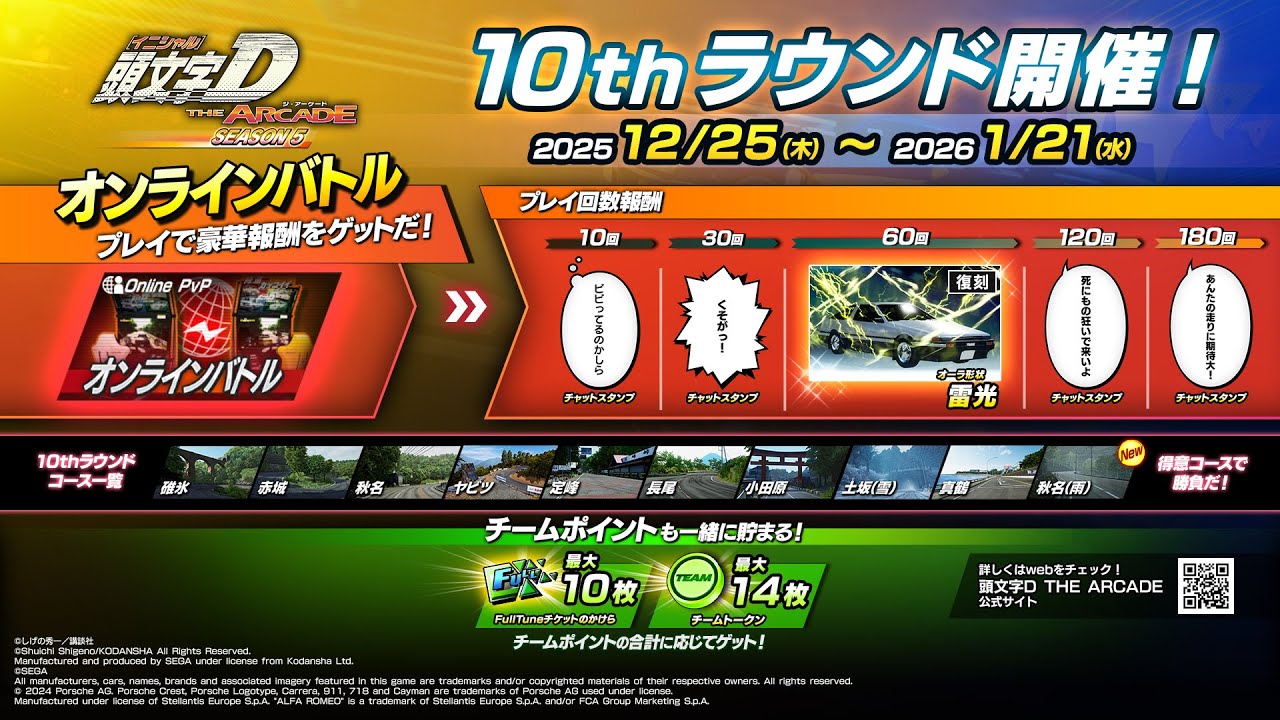 【香港旺角金雞遊戲機４號機】頭文字D THE ARCADE 直播配信 Initial D THE ARCADE LIVE Broadcast