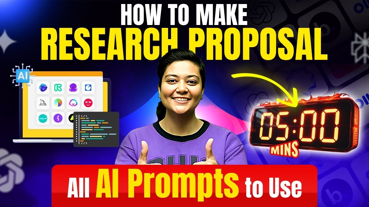 HOW TO MAKE RESEARCH PROPOSAL WITH AI 😱 PhDAdda with Aditi