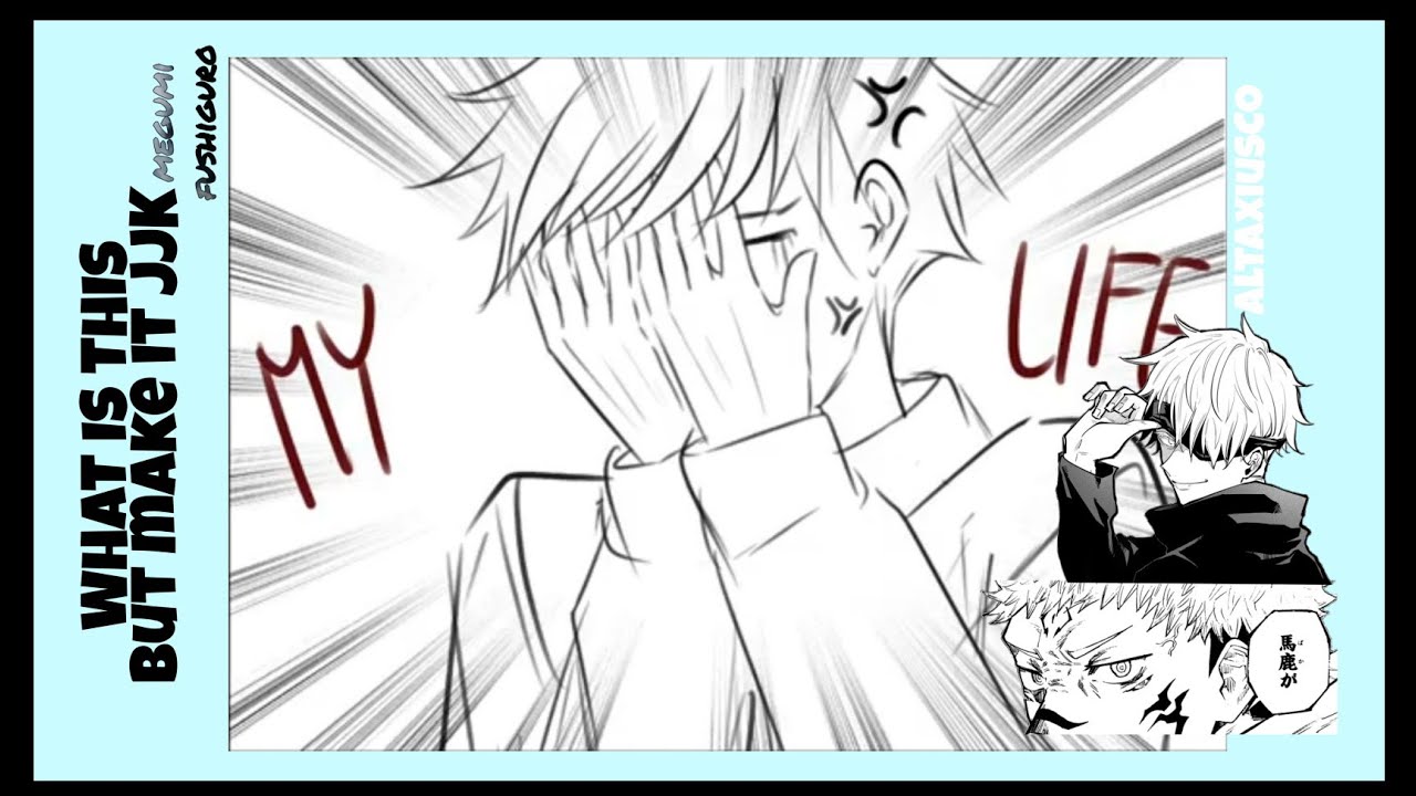 Megumi & Gojo looking at JJK fanarts be like | Jujutsu kaisen animatic