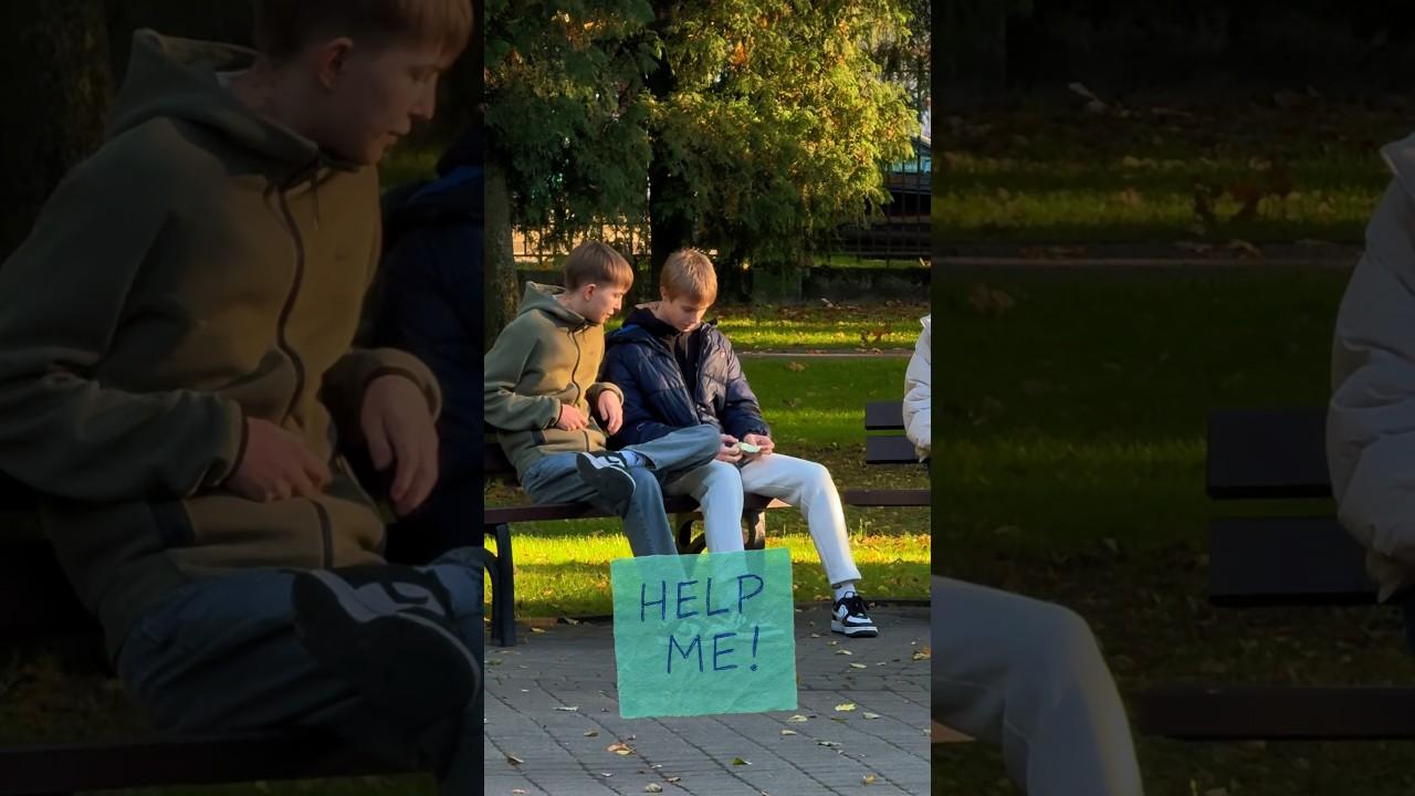 Social experiment 🥹❤️&zwj;🩹#socialexperiment #respectation #help #sad #respect #experiements #hapines