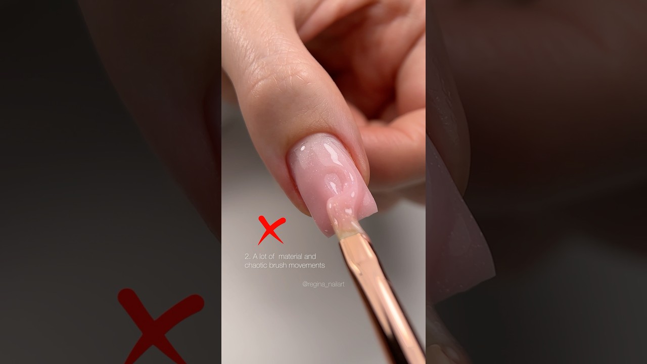 Step-by-step video tutorial on how to use the Smart builder gel. #nailstutorial #gelnails #manicure
